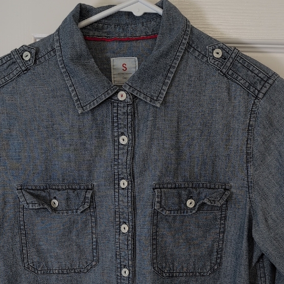 Gap Denim Shirt Dress - Picture 4 of 11